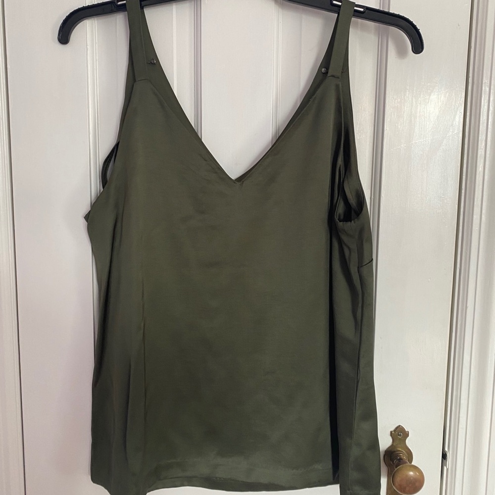 Forrest green Banana Republic Blouse